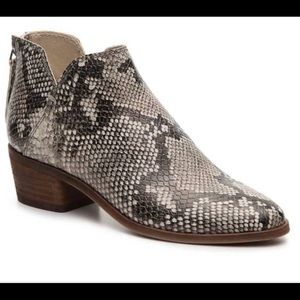 Dolce Vita Karsen snakeskin bootie